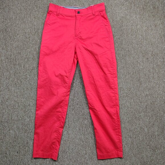 NIKE Dri-FIT UV Chino Golf Pants Men’s 28x30 Track Red Slim Stretch Performance - Picture 1 of 8